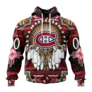 Hoodie NHL Montreal Canadiens Special Native Costume Design St2202