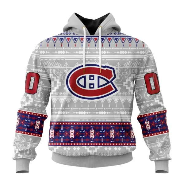 Hoodie NHL Montreal Canadiens Special Native Design St2302