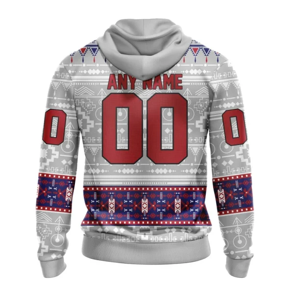 Hoodie NHL Montreal Canadiens Special Native Design St2302 - Image 2