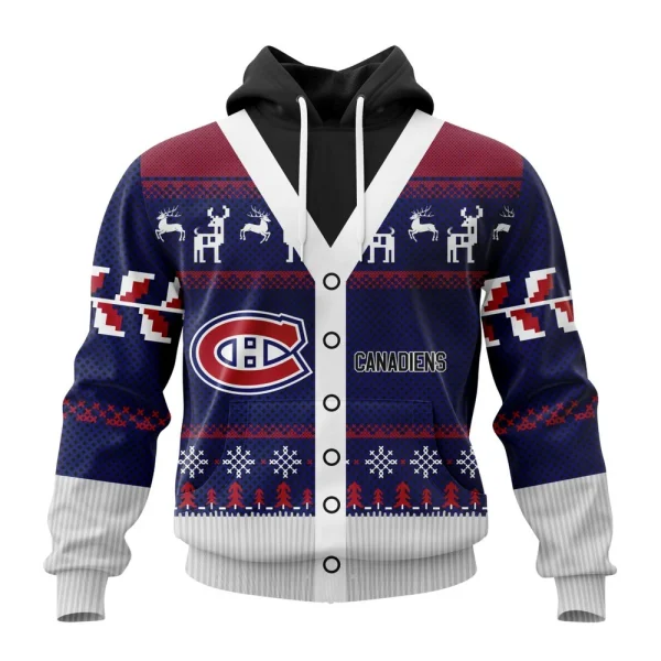 Hoodie NHL Montreal Canadiens, Specialized Chrismas Season