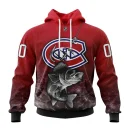 Hoodie NHL Montreal Canadiens, Specialized Fishing Style St2201