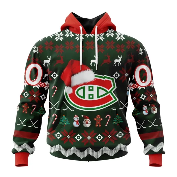 Hoodie NHL Montreal Canadiens, Specialized Unisex Christmas Is Coming