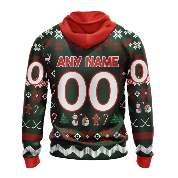 Hoodie NHL Montreal Canadiens, Specialized Unisex Christmas Is Coming - Image 2