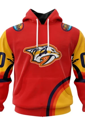 Hoodie NHL Nashville Predators Special All-Star Game Design With Florida Sunset