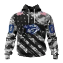 Hoodie NHL Nashville Predators Special Camo Military Design St2301
