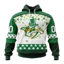 Hoodie NHL Nashville Predators Special Design For St. Patrick Day St2401