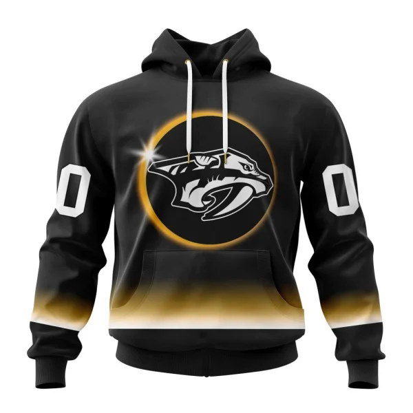 Hoodie NHL Nashville Predators Special Eclipse Design St2401
