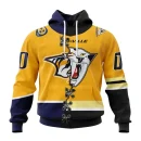 Hoodie NHL Nashville Predators Special Home Mix Reverse Retro Personalized Kits
