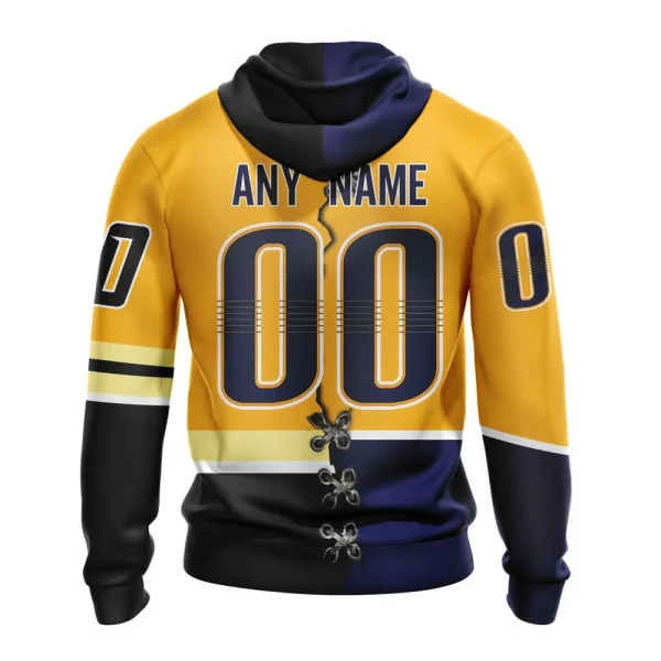 Hoodie NHL Nashville Predators Special Home Mix Reverse Retro Personalized Kits - Image 2