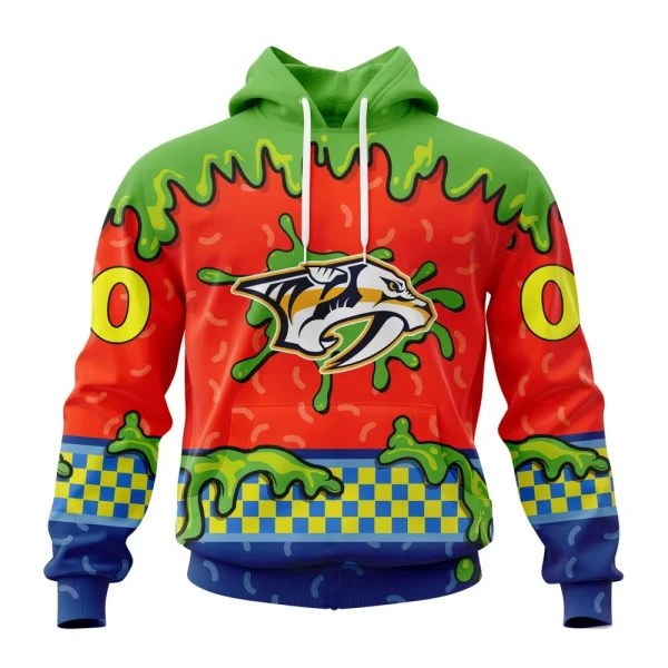 Hoodie NHL Nashville Predators Special Nickelodeon Design St2301