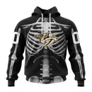 Hoodie NHL Nashville Predators Special Skeleton Costume For Halloween St2301
