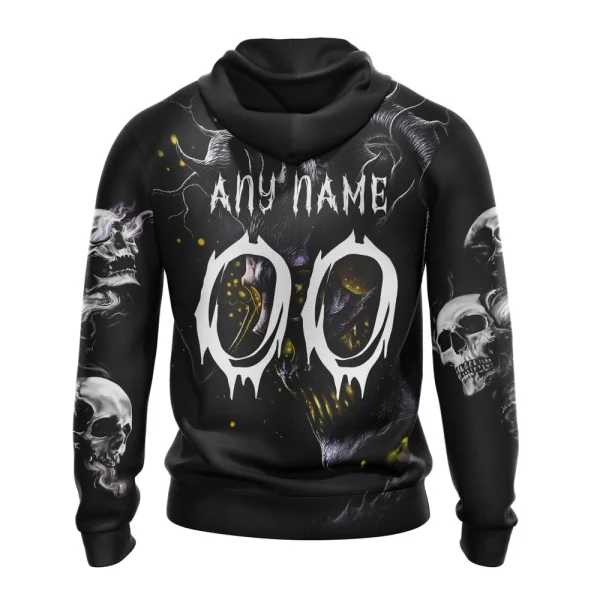 Hoodie NHL Nashville Predators Special Skull Art Design St2301 - Image 2