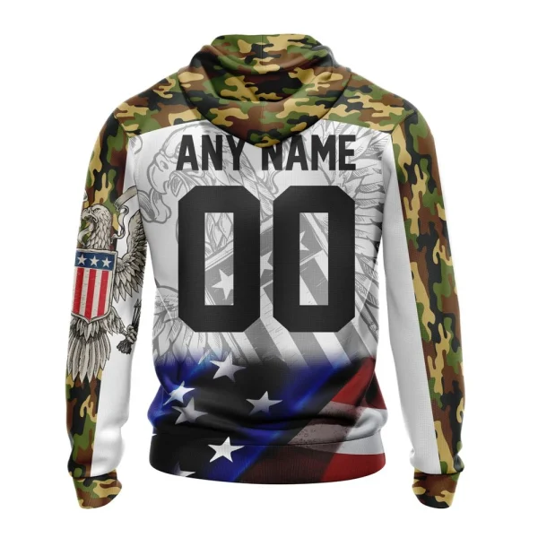 Hoodie NHL Nashville Predators, Specialized Design With Our America Flag And Our America Eagle - Image 2
