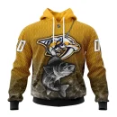 Hoodie NHL Nashville Predators, Specialized Fishing Style St2201