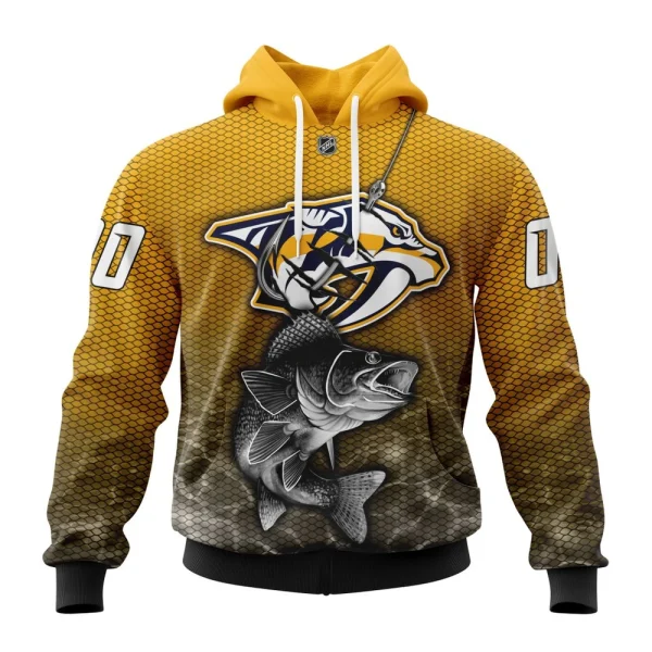 Hoodie NHL Nashville Predators, Specialized Fishing Style St2201
