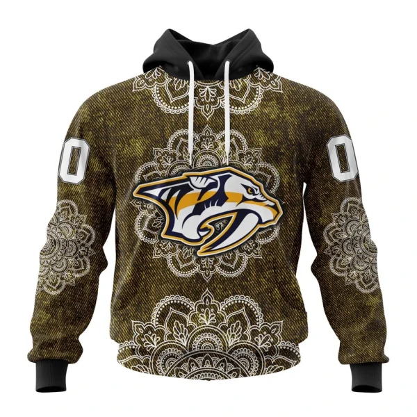 Hoodie NHL Nashville Predators, Specialized Mandala Style St2201