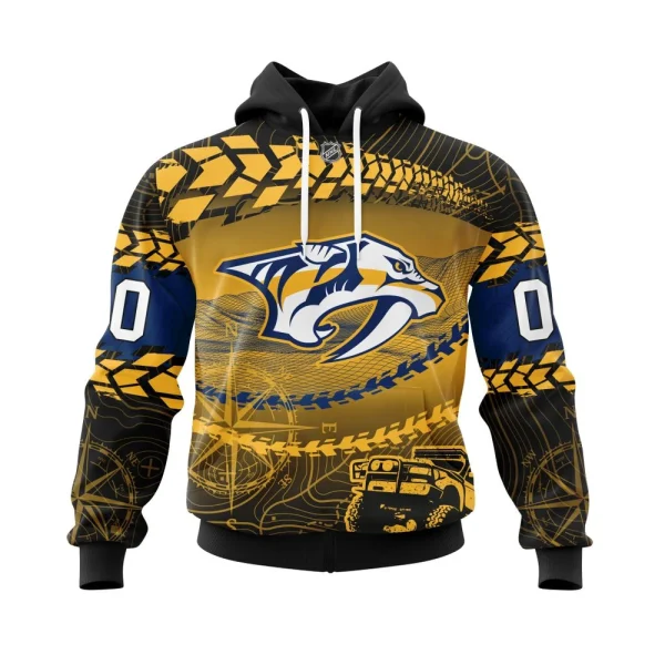 Hoodie NHL Nashville Predators, Specialized Off Road Style St2201