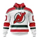 Hoodie NHL New Jersey Devils Personalize Heritage Kits