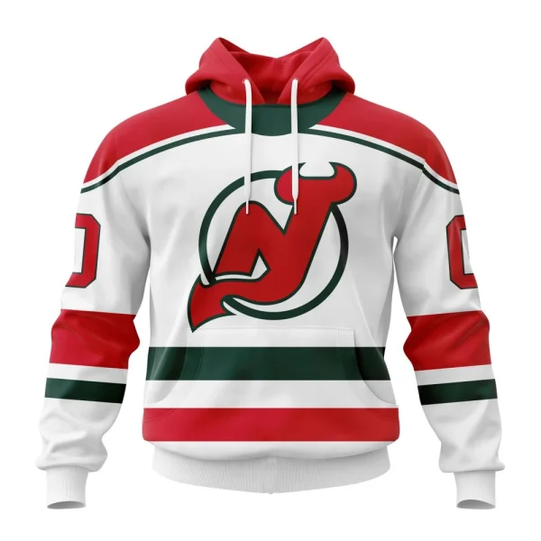 Hoodie NHL New Jersey Devils Personalize Heritage Kits