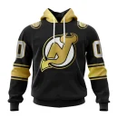 Hoodie NHL New Jersey Devils Special Black And Gold Design St2401