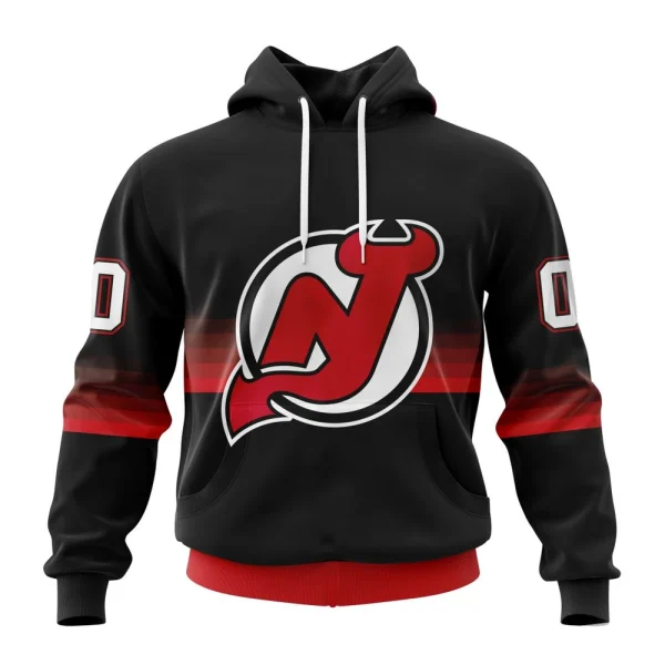 Hoodie NHL New Jersey Devils Special Black And Gradient Design St2301