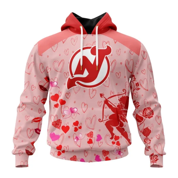 Hoodie NHL New Jersey Devils Special Gift For Valentines Day St2402