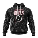 Hoodie NHL New Jersey Devils Special Retro Vintage Tie Dye St2201