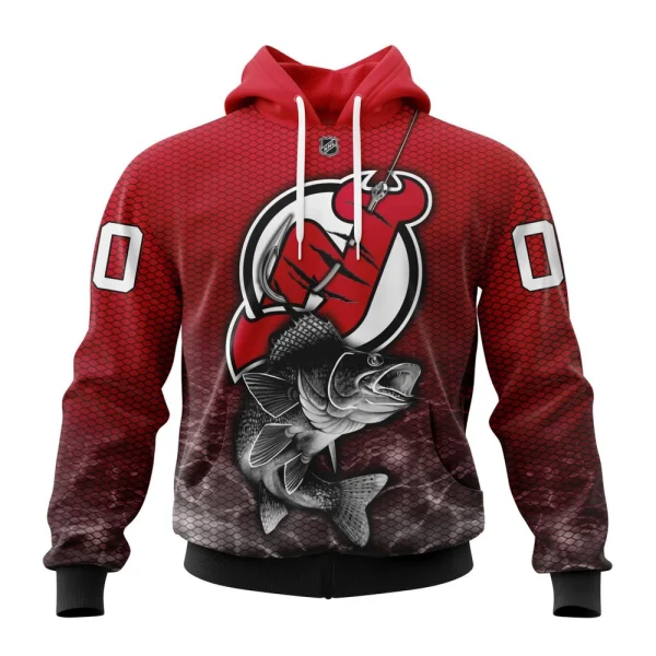 Hoodie NHL New Jersey Devils, Specialized Fishing Style St2201