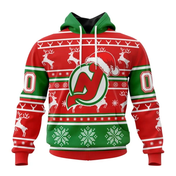 Hoodie NHL New Jersey Devils, Specialized Unisex Christmas Is Coming V02