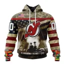 Hoodie NHL New Jersey Devils, Specialized Unisex Kits Remember Pearl Harbor