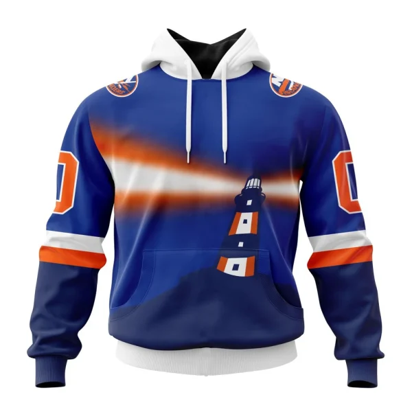 Hoodie NHL New York Islanders Personalize Gradient Series Concept St2301