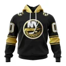 Hoodie NHL New York Islanders Special Black And Gold Design St2401