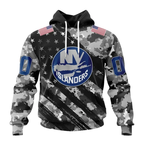 Hoodie NHL New York Islanders Special Camo Military Design St2301