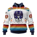 Hoodie NHL New York Islanders Special Design For Dia De Los Muertos St2301