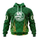 Hoodie NHL New York Islanders Special Design For St. Patrick's Day St2402
