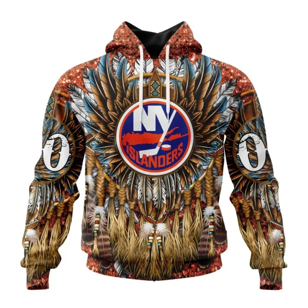 Hoodie NHL New York Islanders Special Native Costume Design St2201