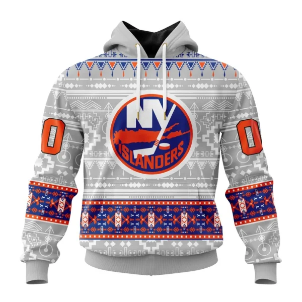 Hoodie NHL New York Islanders Special Native Design St2302
