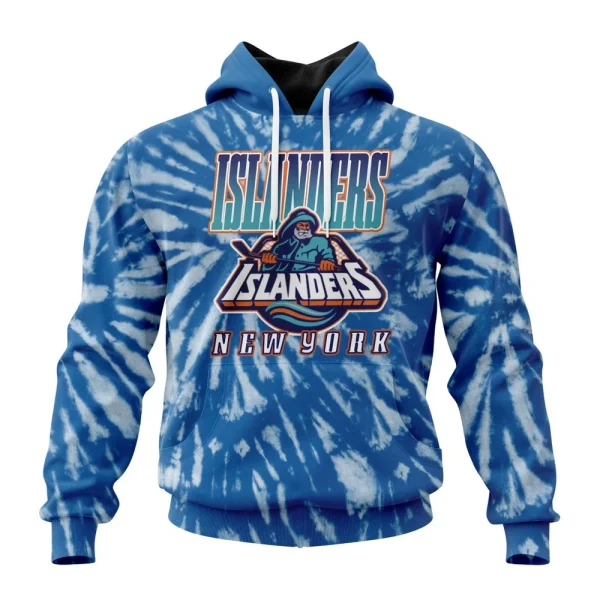 Hoodie NHL New York Islanders Special Retro Vintage Tie Dye St2201