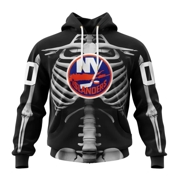 Hoodie NHL New York Islanders Special Skeleton Costume For Halloween St2301