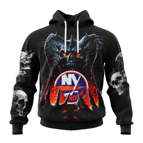 Hoodie NHL New York Islanders Special Skull Art Design St2301