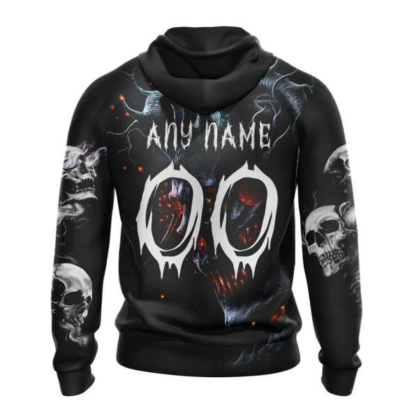 Hoodie NHL New York Islanders Special Skull Art Design St2301 - Image 2