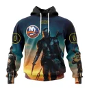 Hoodie NHL New York Islanders Special Star Wars The Mandalorian Design St2401