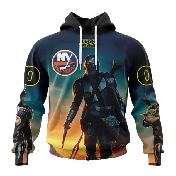 Hoodie NHL New York Islanders Special Star Wars The Mandalorian Design St2401