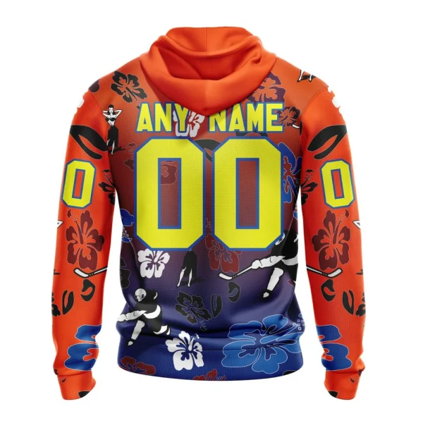 Hoodie NHL New York Islanders X Hawaii Specialized Design For Hawaiia V0122 - Image 2