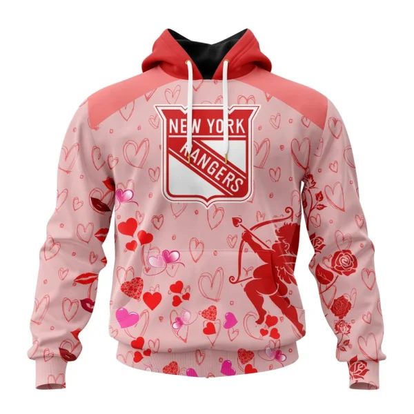 Hoodie NHL New York Rangers Special Gift For Valentines Day St2402