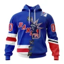 Hoodie NHL New York Rangers Special Home Mix Reverse Retro Personalized Kits