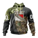 Hoodie NHL New York Rangers Special Hunting Camo Design St2302
