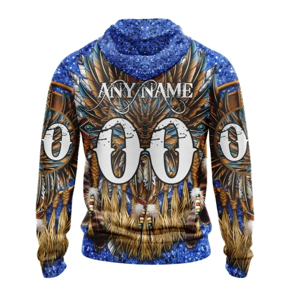 Hoodie NHL New York Rangers Special Native Costume Design St2201 - Image 2