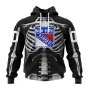 Hoodie NHL New York Rangers Special Skeleton Costume For Halloween St2301