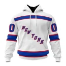 Hoodie NHL New York Rangers Special Whiteout Design St2401